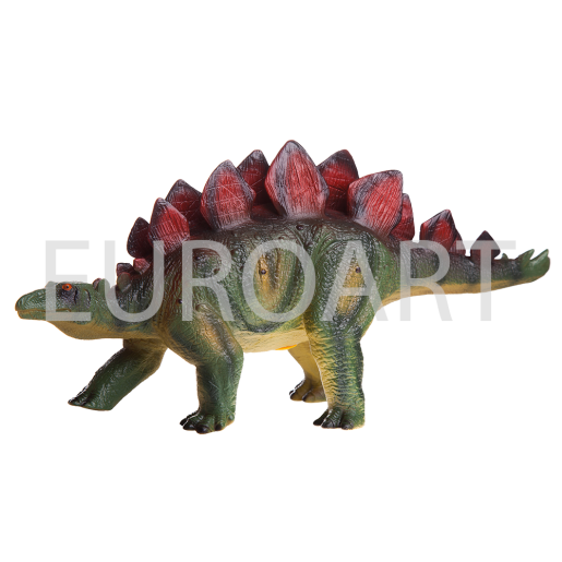 Dinozaur verde cauciuc mijlociu